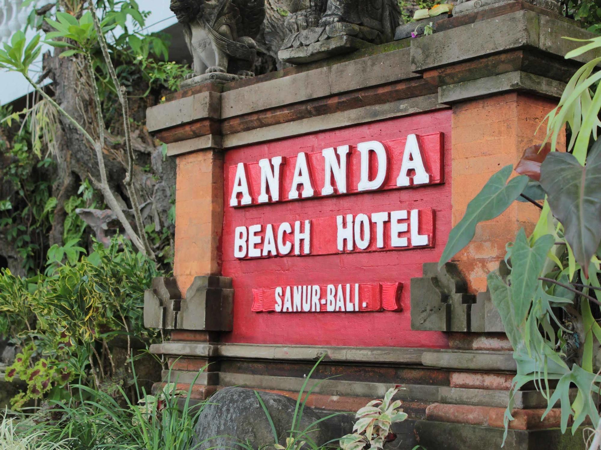 Oyo 1930 Ananda Beach Hotel Sanur Zewnętrze zdjęcie
